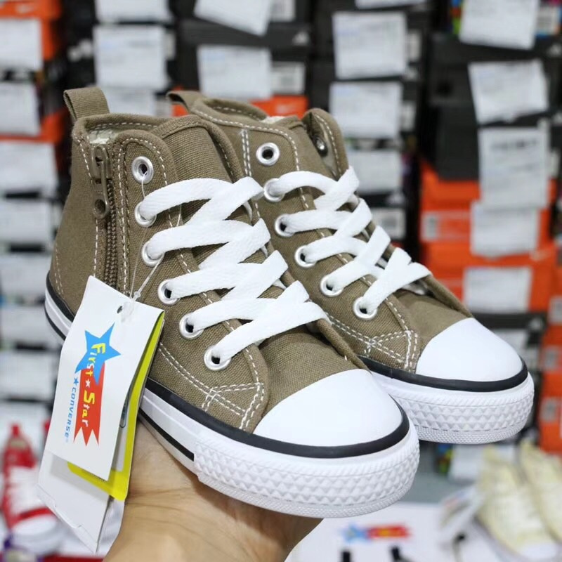 Classic Converse zipper high-top children_s canvas shoes children_s shoes 22-35-1b6ebad7